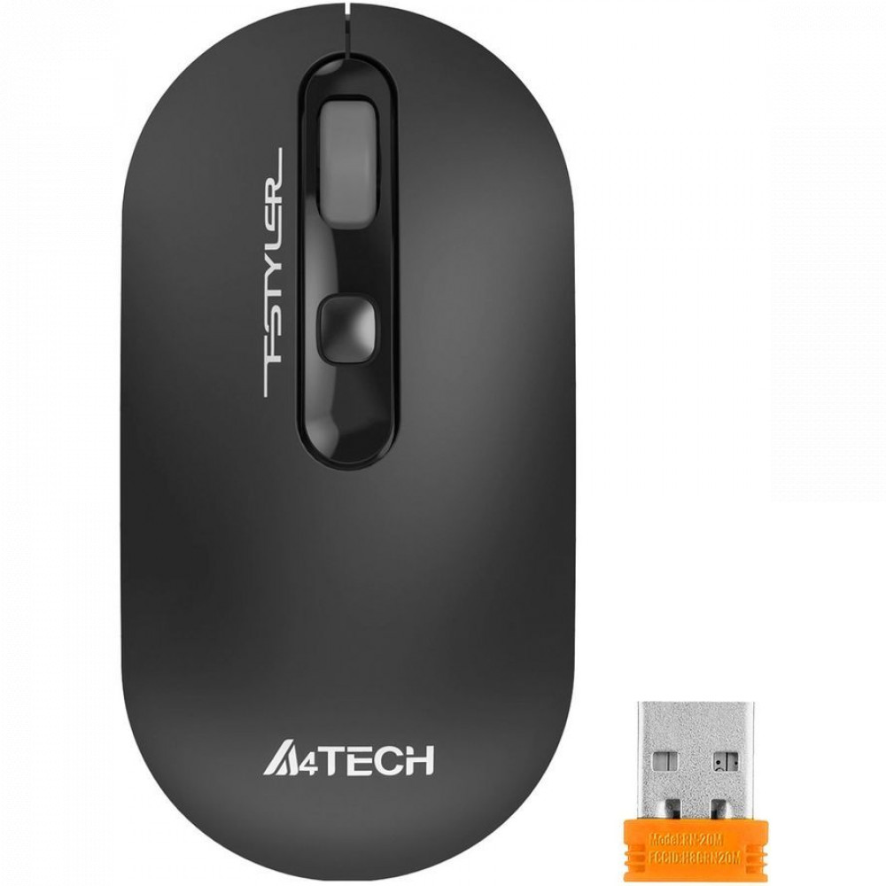 Мышь A4Tech FSTYLER FG20S GREY FG20S USB GREY Бюджетные, Беспроводная - миниатюра 2