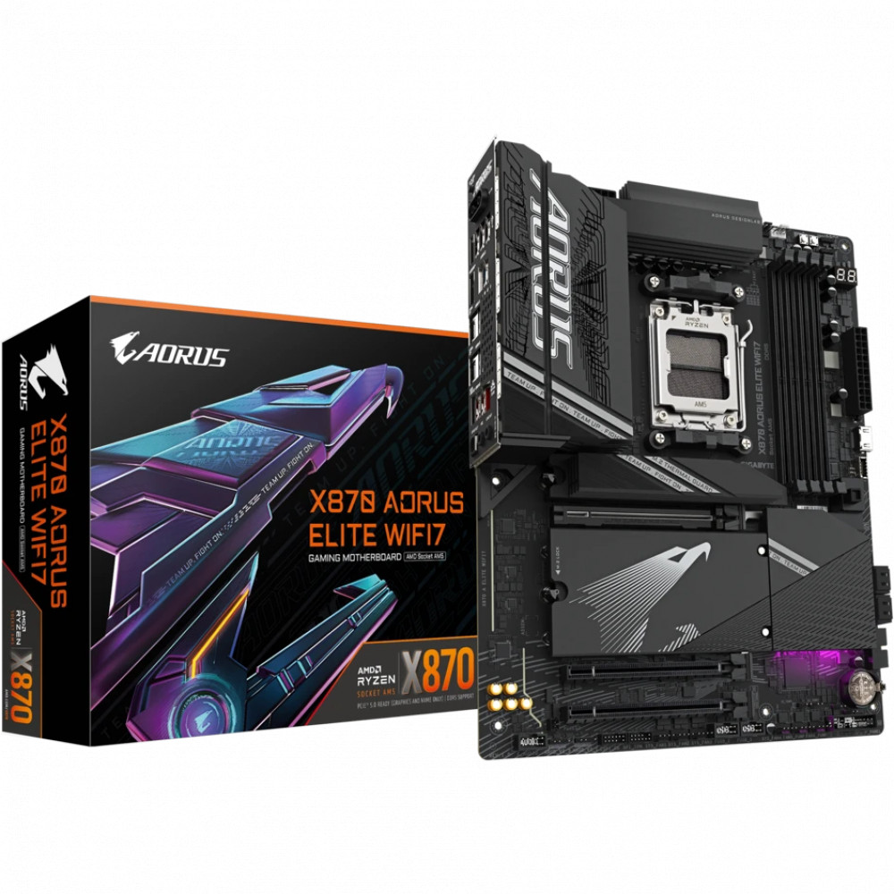 Материнская плата Gigabyte X870 Aorus Elite WIFI7 rev. 1.1 ATX, AMD AM5 - миниатюра 5