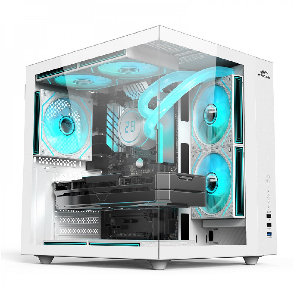 Корпус Wintek Cube Pro V909-W TG Mid-Tower — фото товара