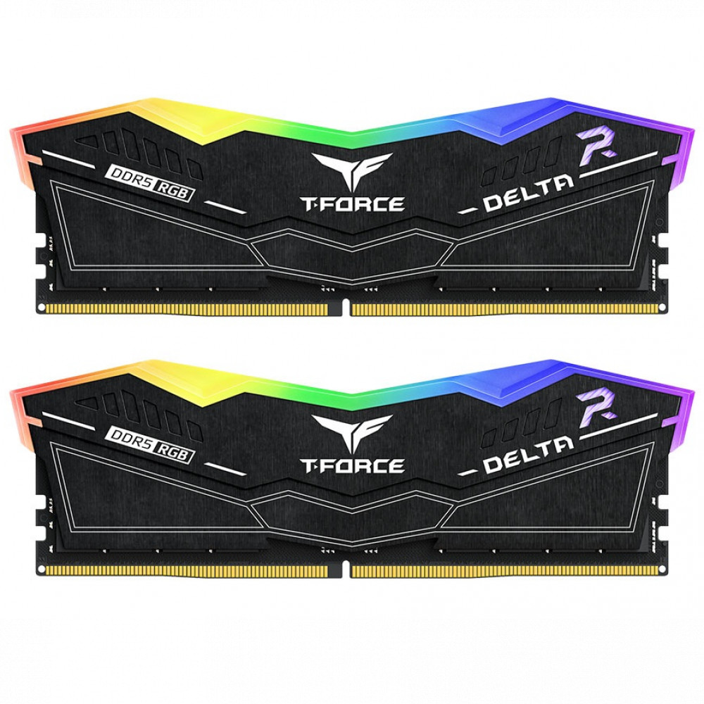 ОЗУ Team Group DELTA RGB FF3D564G6000HC30CDC01 DIMM, DDR5, 64 Гб (2 х 32 Гб), 6000 МГц — фото товара