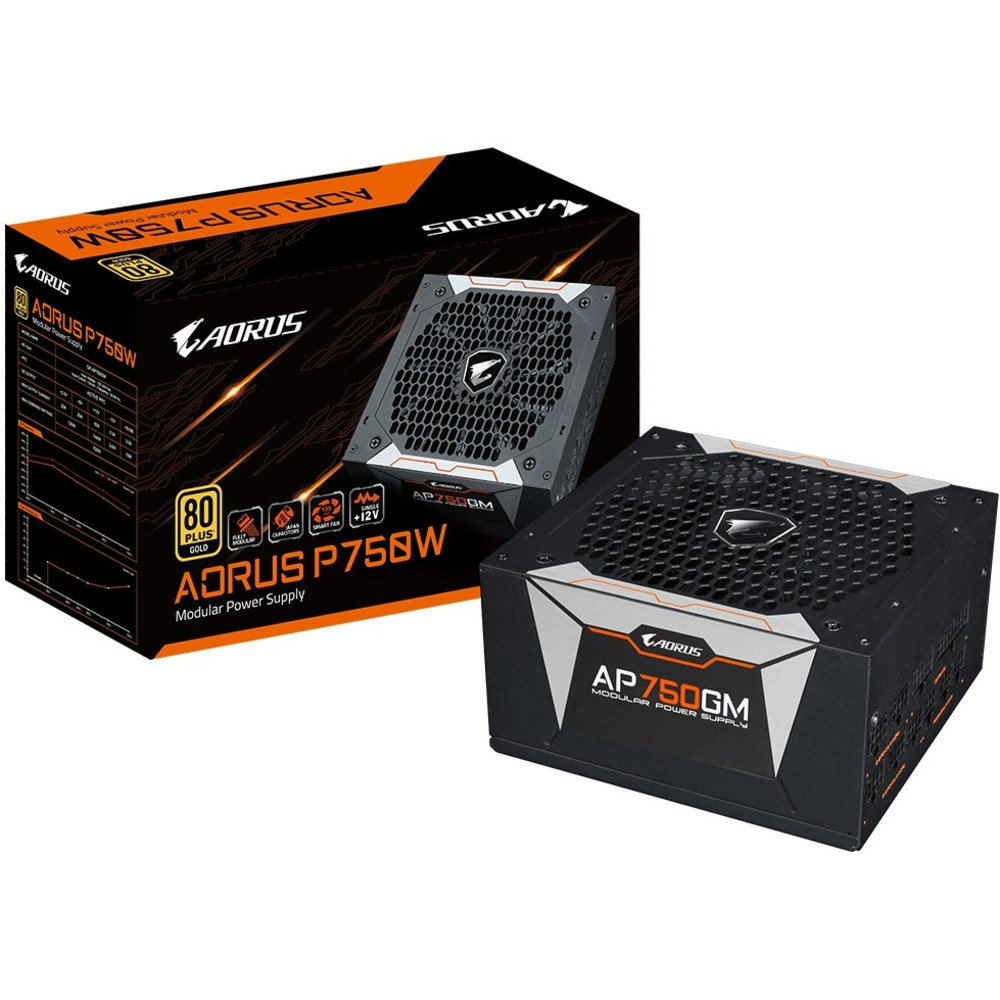 Блок питания Gigabyte AORUS P750W 80+ GOLD Modular GP-AP750GM 750 Вт - миниатюра 8