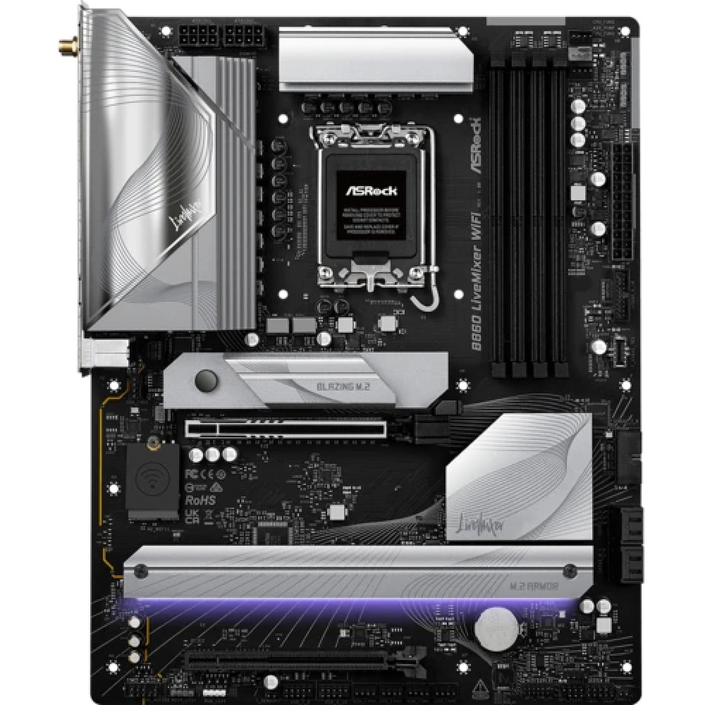 Материнская плата ASRock B860 LIVEMIXER WIFI ATX, LGA 1851 — фото товара