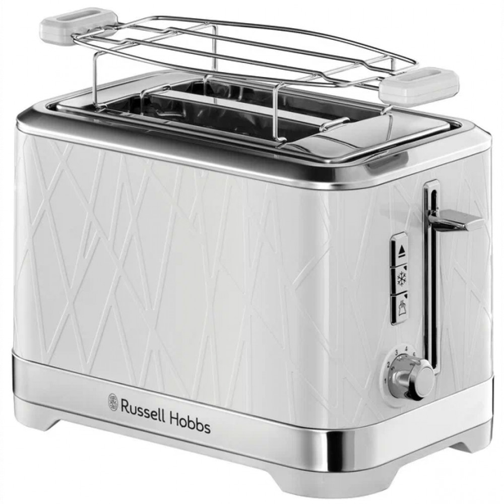 Тостер Russell Hobbs Structure 2S Toaster White 23957036002 1050 Вт - миниатюра 2