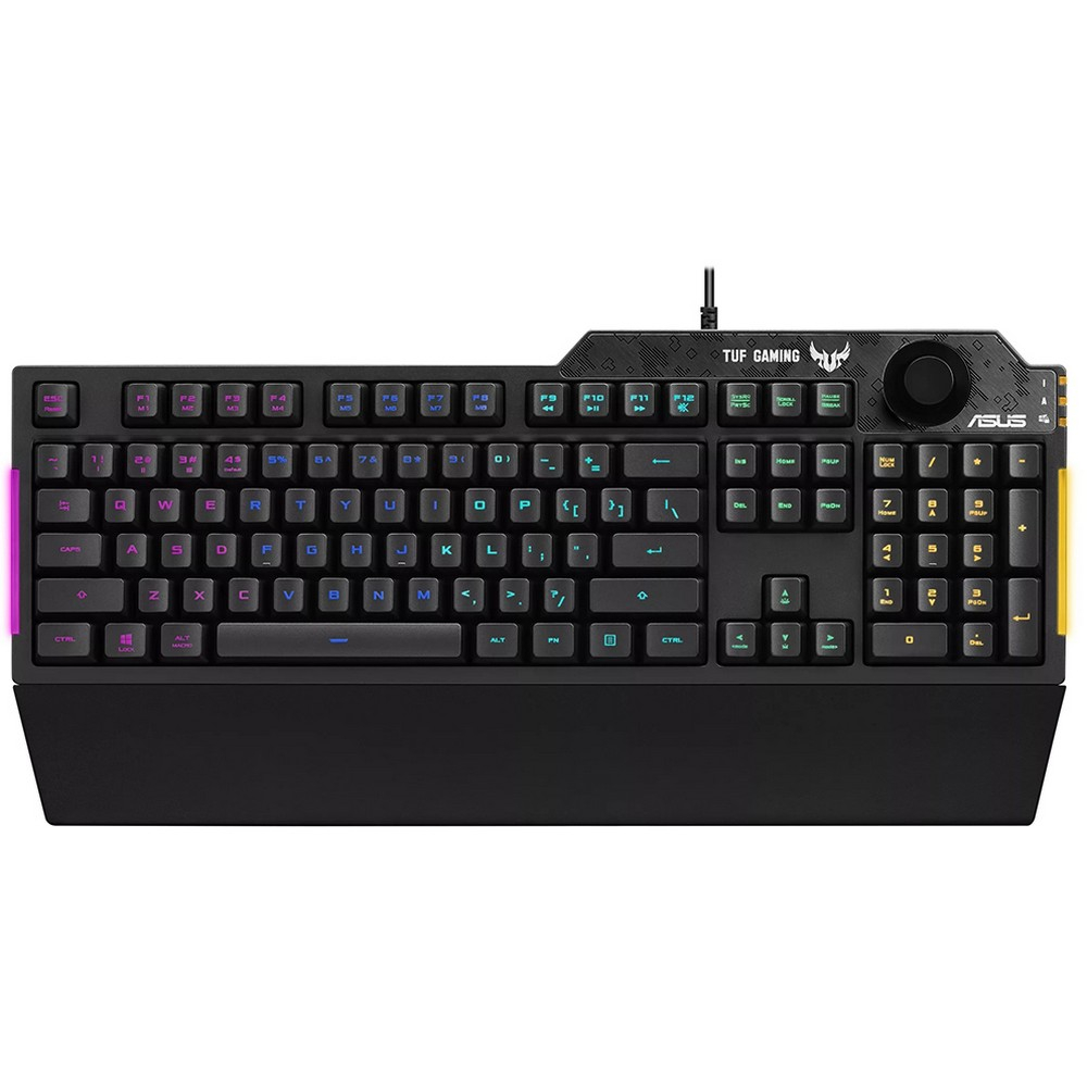 Клавиатура Asus TUF Gaming K1 RGB 90MP01X0-BKRA00 Проводная, USB - миниатюра 3
