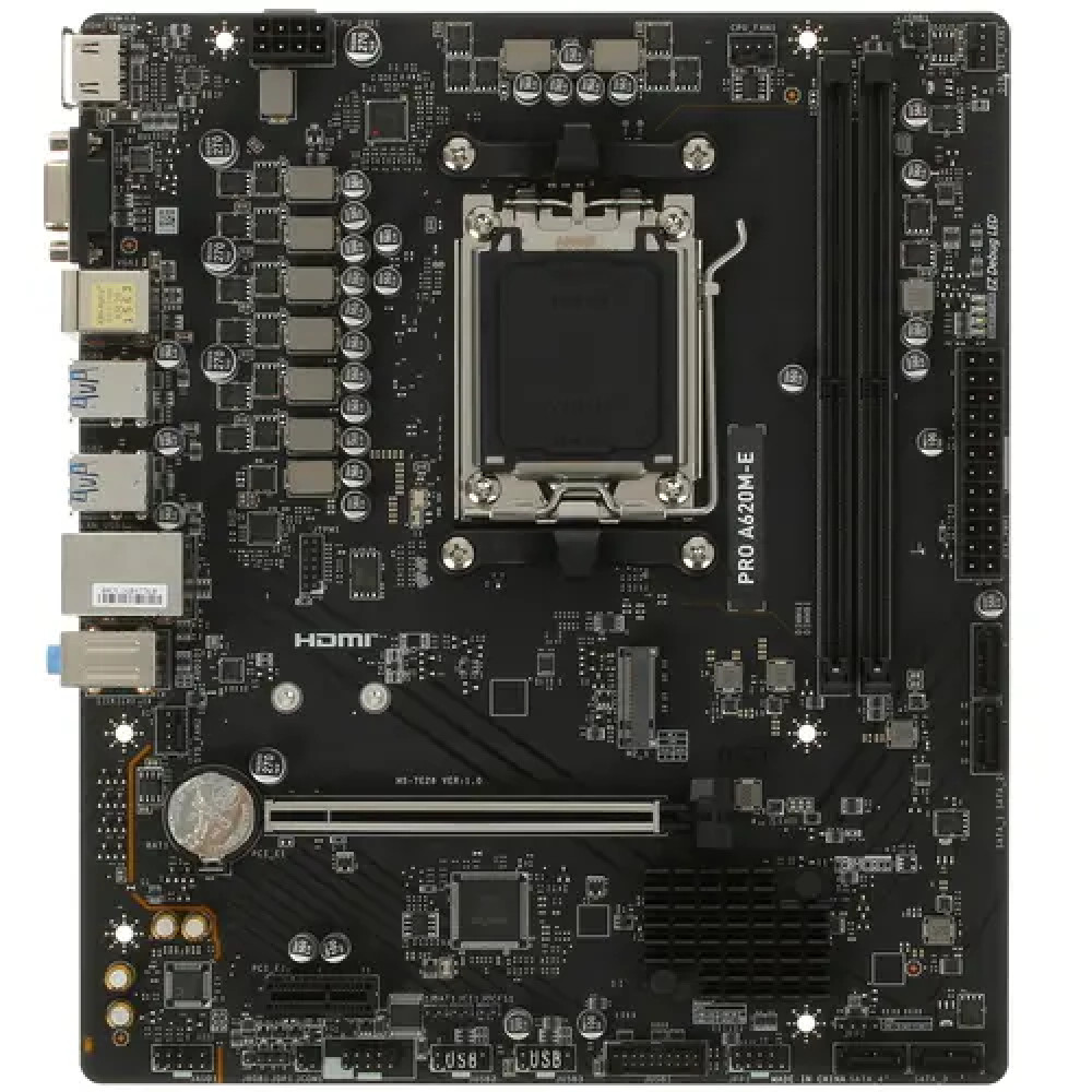 Материнская плата MSI PRO A620M-E Micro-ATX, AMD AM5 — фото товара
