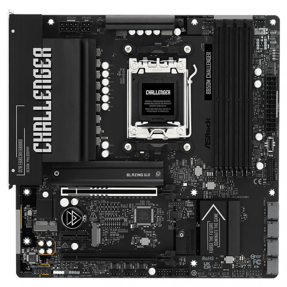 Материнская плата ASRock B850M Challenger B850M_Challenger Micro-ATX, AMD AM5 — фото товара