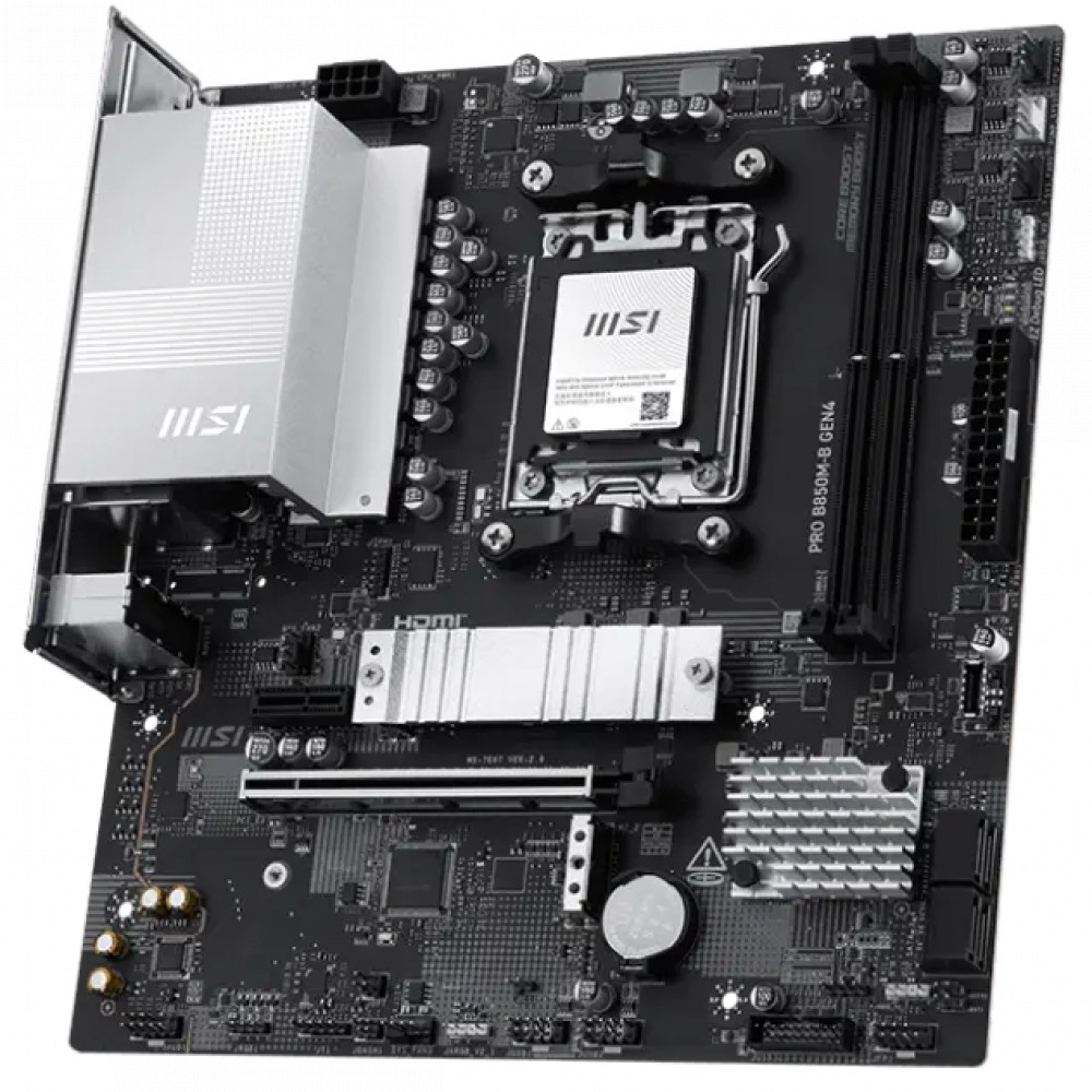Материнская плата MSI PRO B850M-B GEN4 Micro-ATX, AMD AM5 - миниатюра 3