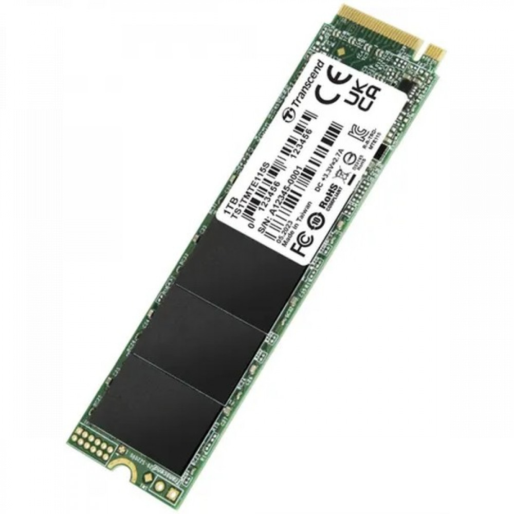 Жесткий диск Transcend MTE115S TS1TMTE115S SSD (твердотельные), 1 ТБ, M.2, PCIe - миниатюра 3