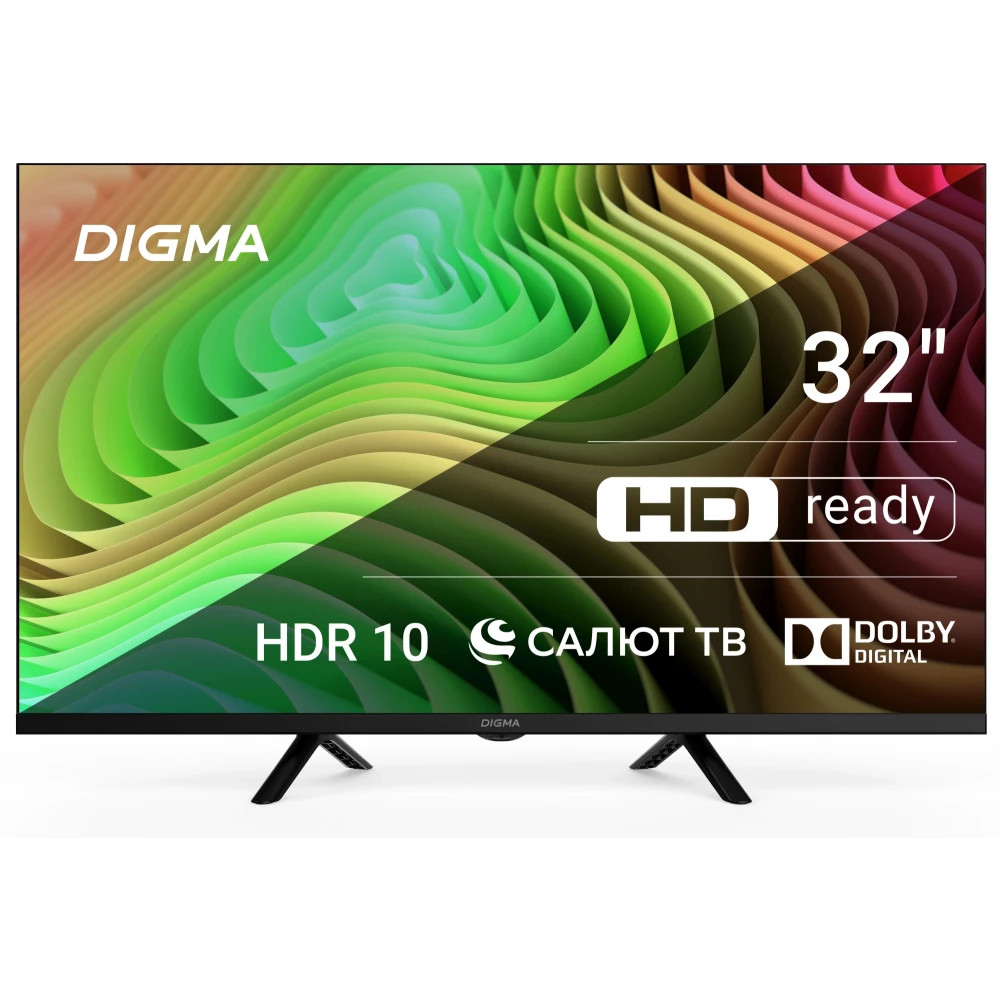 Телевизор Digma 32" DM-LED32SBB34 32 ", Smart TV, Черный — фото товара
