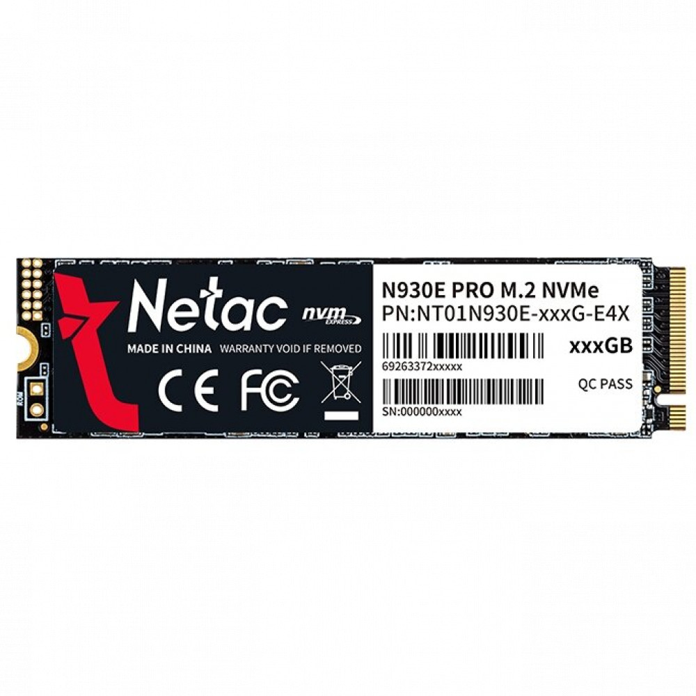 Жесткий диск Netac N930E Pro Series NT01N930E-256G-E4X SSD (твердотельные), 256 ГБ, M.2, PCIe — фото товара
