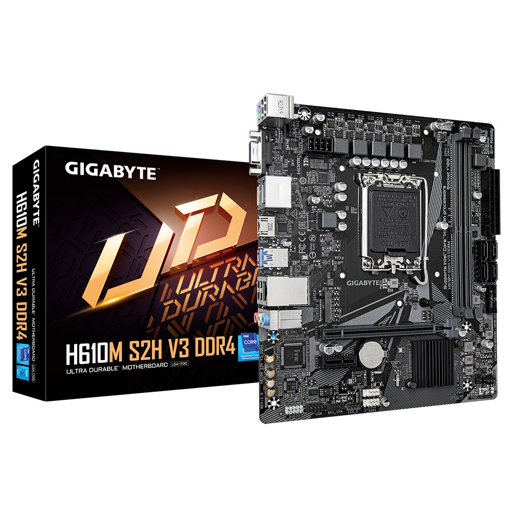 Материнская плата Gigabyte H610M S2H V3 DDR4 rev. 1.0 Micro-ATX, LGA 1700 - миниатюра 5