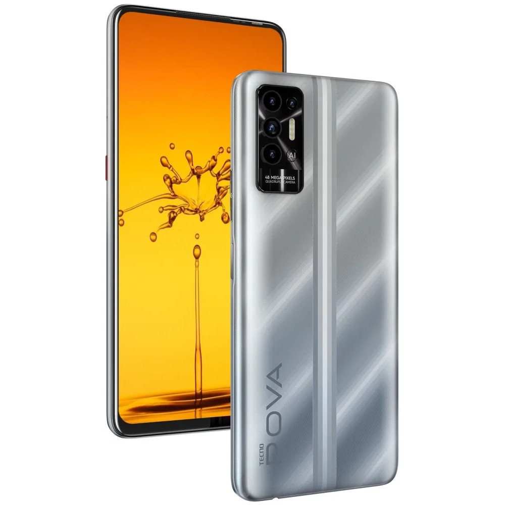 Смартфон TECNO Tecno Pova 2, 64 GB, Polar Silver LE7N/SILVER 64GB 64 Гб, 4 Гб - миниатюра 4