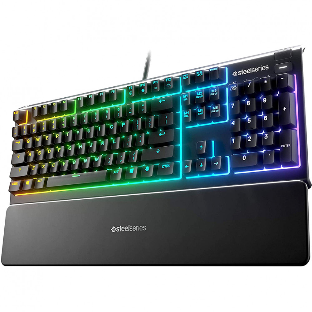 Клавиатура SteelSeries Apex 3 US 64795 Проводная, USB - миниатюра 2