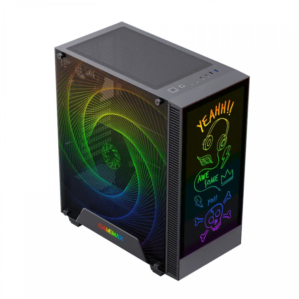 Корпус GameMax Kreator (MFG.A3612) Black KREATOR (MFG.A3612) BLACK Mid-Tower - миниатюра 4