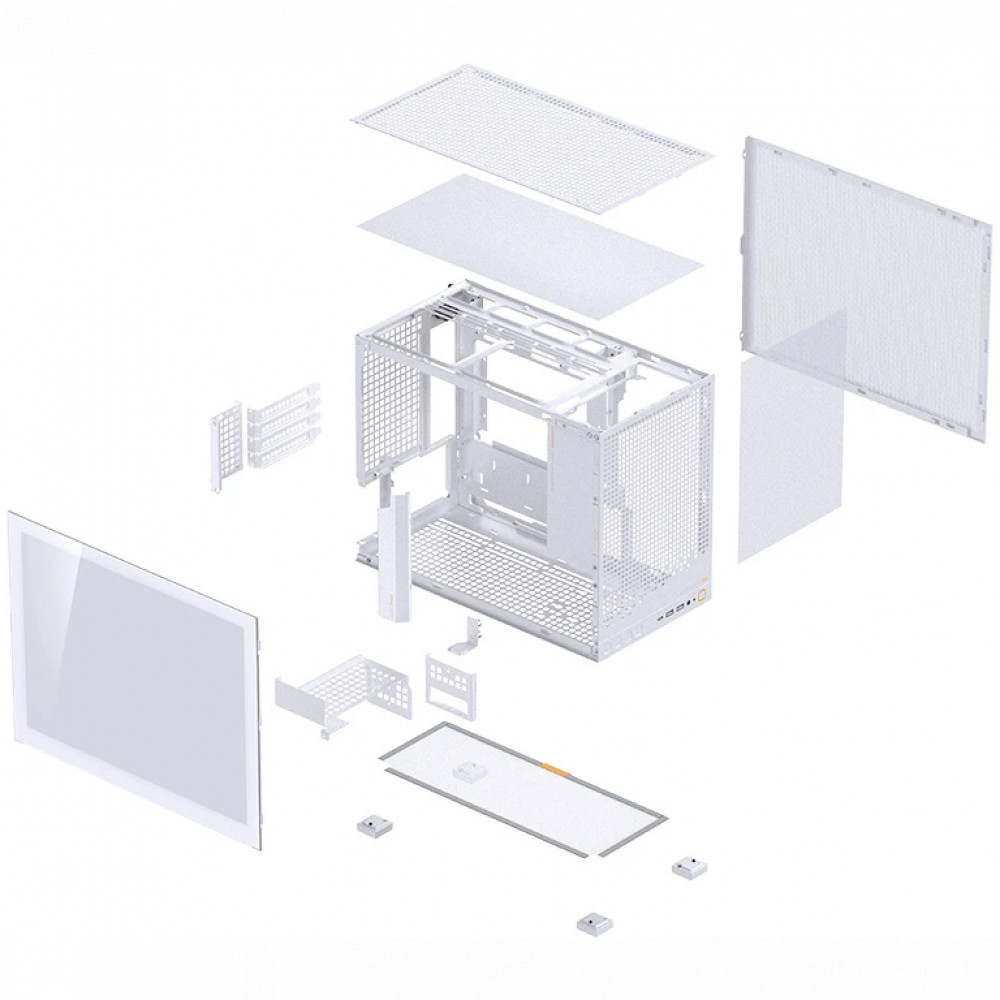 Корпус Jonsbo D32 Pro White D32 PRO White Mini-Tower - миниатюра 5