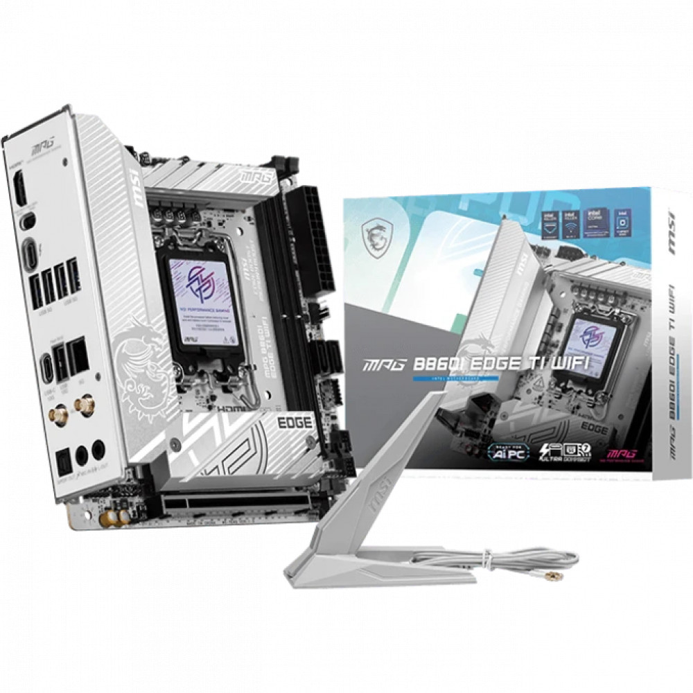 Материнская плата MSI MPG B860I EDGE TI WIFI Mini-ITX, LGA 1851 - миниатюра 4