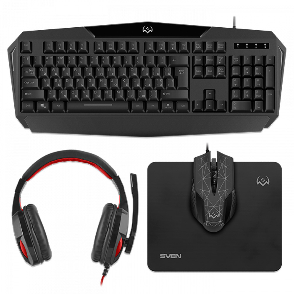 Клавиатура + мышь Sven GS-4300 Gaming Set SV-018382 — фото товара