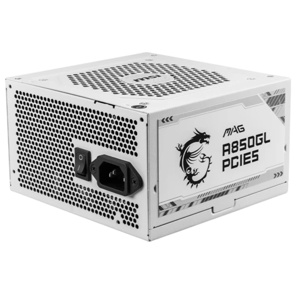Блок питания MSI MAG A850GL PCIE5 WHITE 850 Вт - миниатюра 2