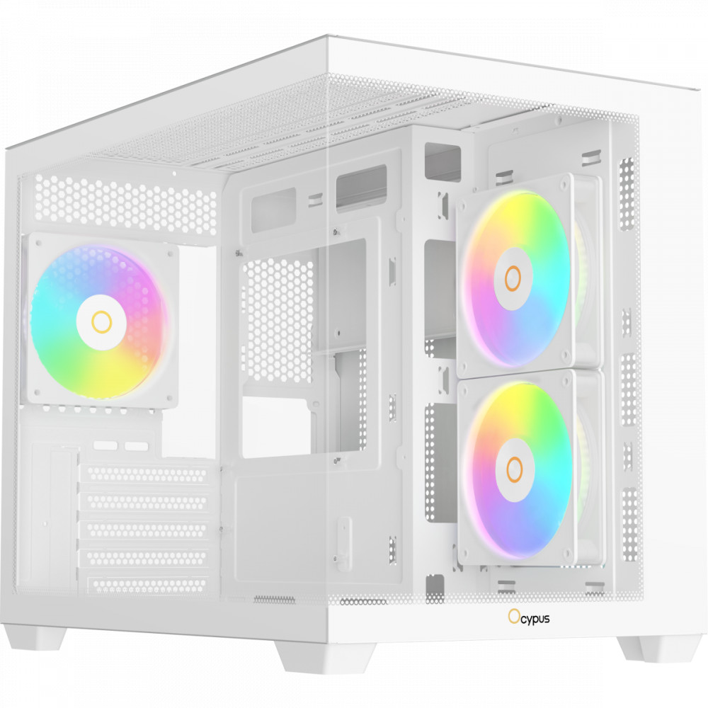 Корпус Ocypus Gamma C54 WH ARGB Gamma-C54-WHD300XX-GL Mini-Tower — фото товара