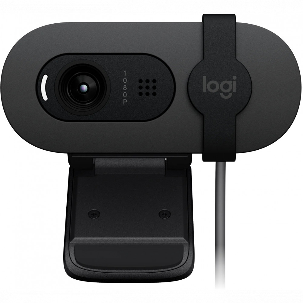 Веб камеры Logitech Brio 100 Graphite 960-001585 - миниатюра 2