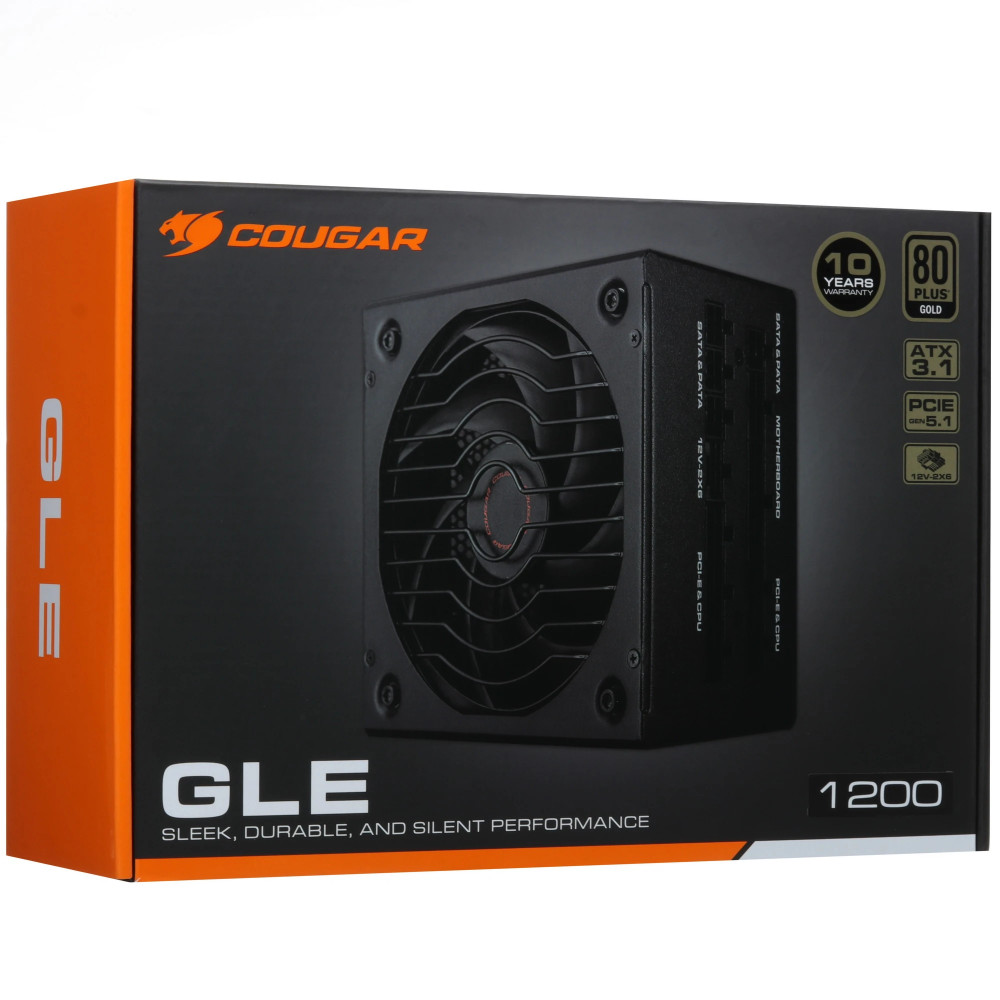 Блок питания Cougar GLE 1200 CGR GMX-1200 1200 Вт - миниатюра 5