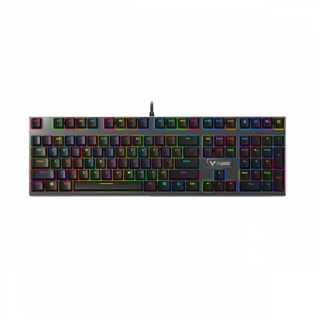 Клавиатура Rapoo V700RGB Alloy Проводная, USB — фото товара