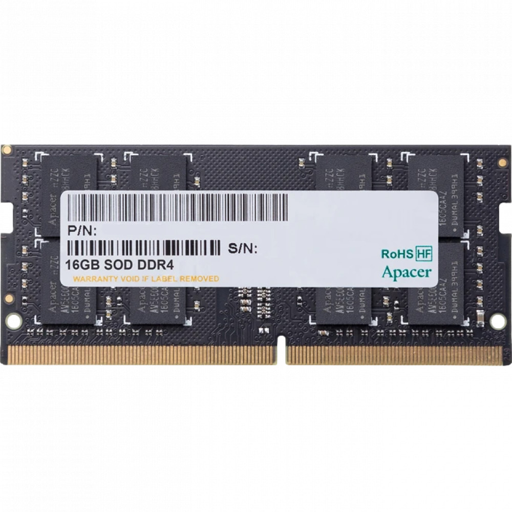 ОЗУ Apacer AS16GGB26CRBBGH SO-DIMM, DDR4, 16 Гб, 2666 МГц — фото товара