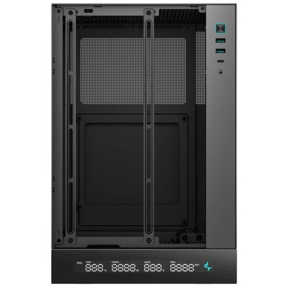 Корпус Deepcool CH170 Digital черный R-CH170-BKNPI0D-G-1 Mini-Tower - миниатюра 3