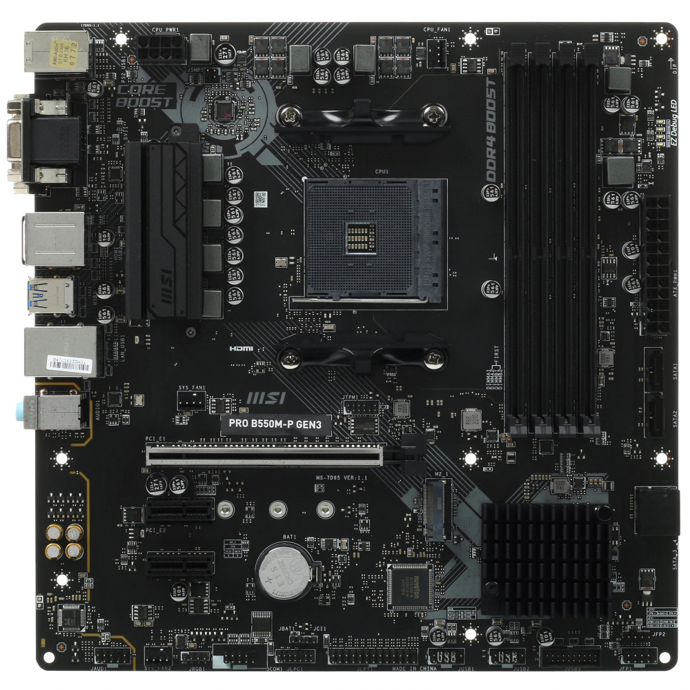 Материнская плата MSI PRO B550M-P Mini-ITX, AMD AM4 — фото товара