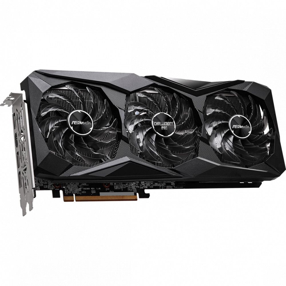 Видеокарта ASRock AMD Radeon RX 7600 Challenger Pro OC RX7600 CLP 8GO 8 ГБ - миниатюра 2