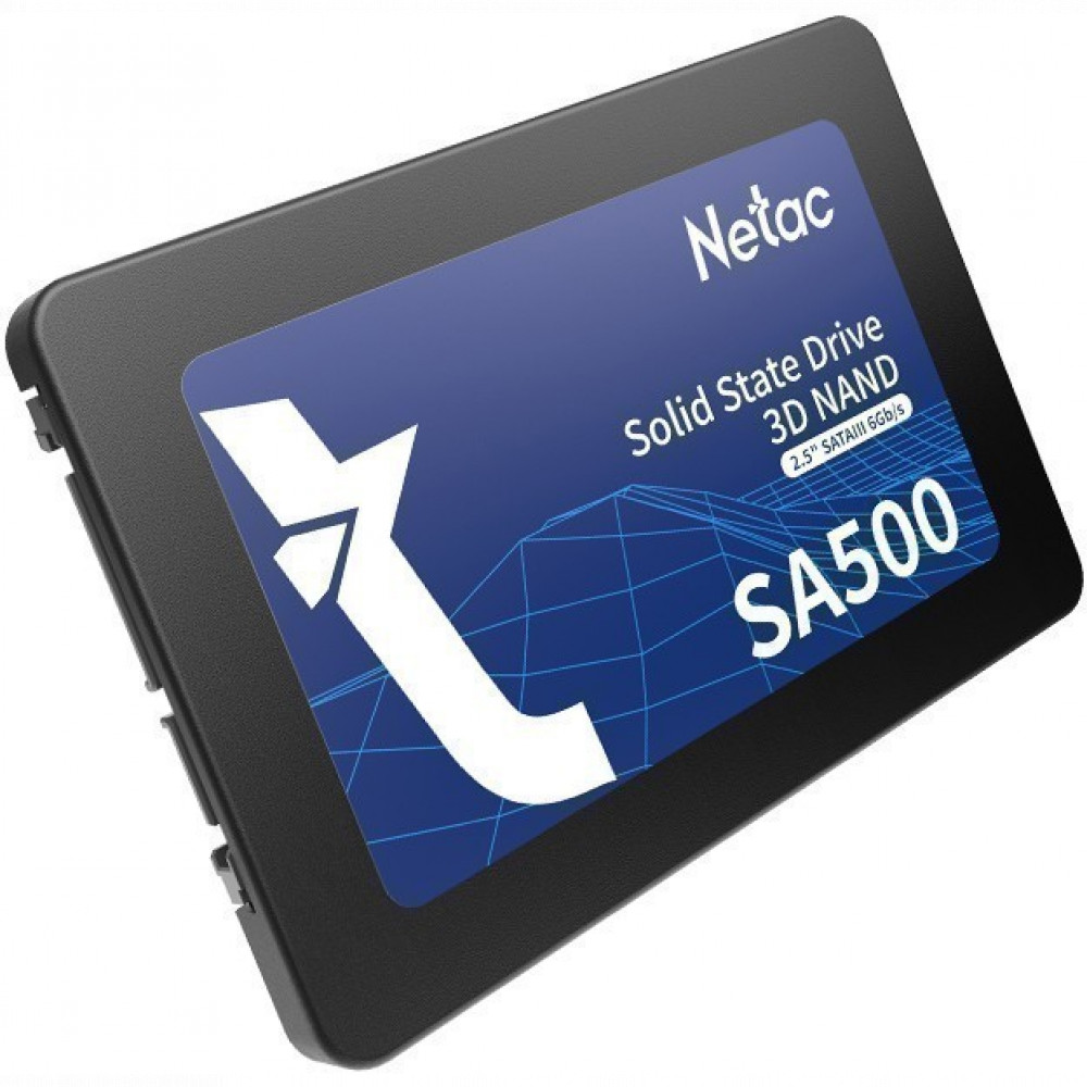 Жесткий диск Netac SA500 NT01SA500-256-S3X SSD (твердотельные), 256 ГБ, 2.5 дюйма, SATA — фото товара