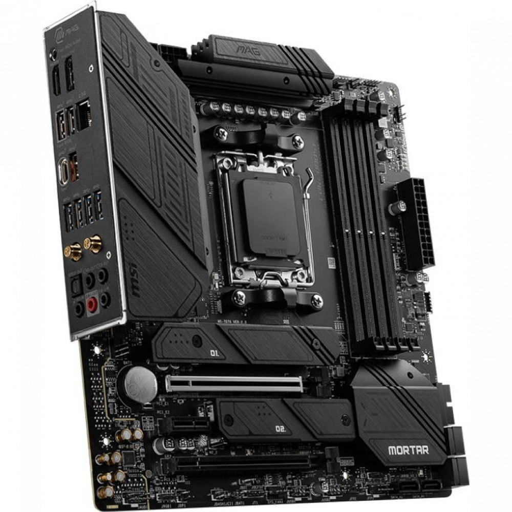 Материнская плата MSI MAG B650M MORTAR WIFI Micro-ATX, AMD AM5 — фото товара