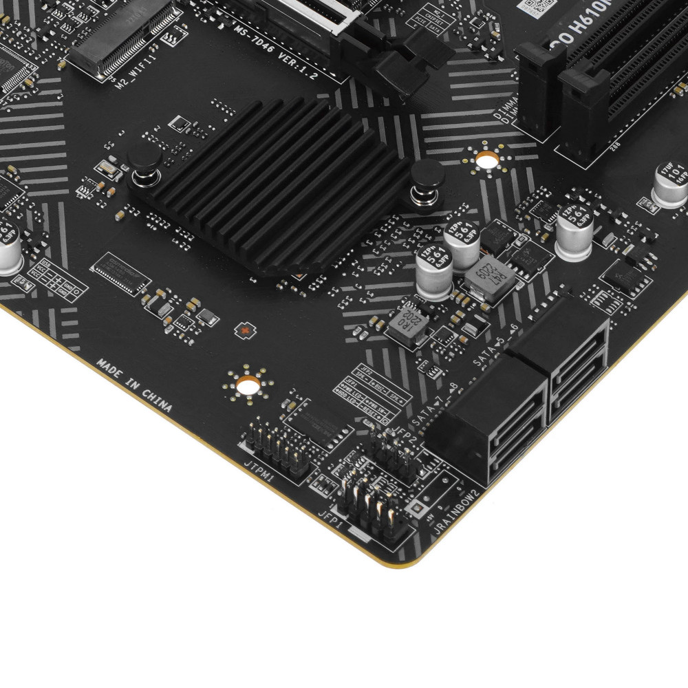 Материнская плата MSI PRO H610M-B Micro-ATX, LGA 1700 - миниатюра 3