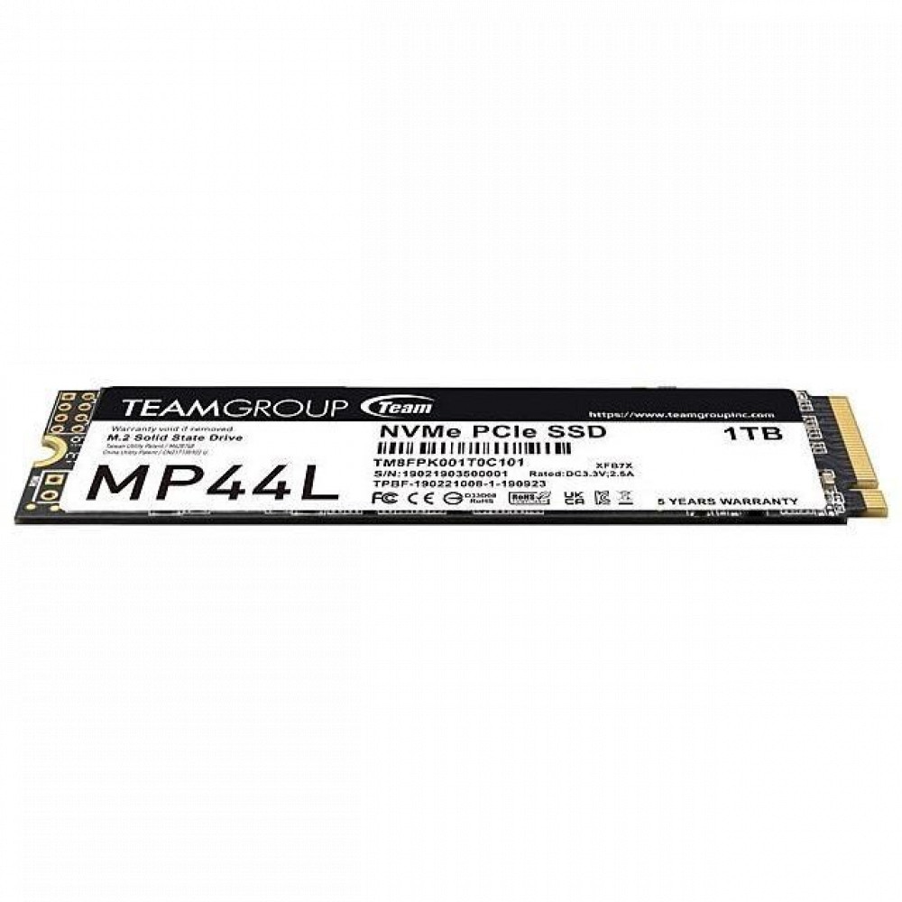 Жесткий диск Team Group MP44L TM8FPK001T0C101 SSD (твердотельные), 1 ТБ, M.2, PCIe - миниатюра 3