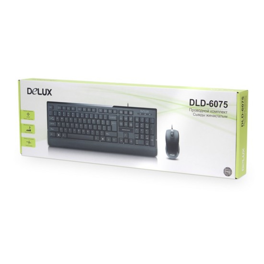 Клавиатура + мышь Delux DLD-6075OUB - миниатюра 3