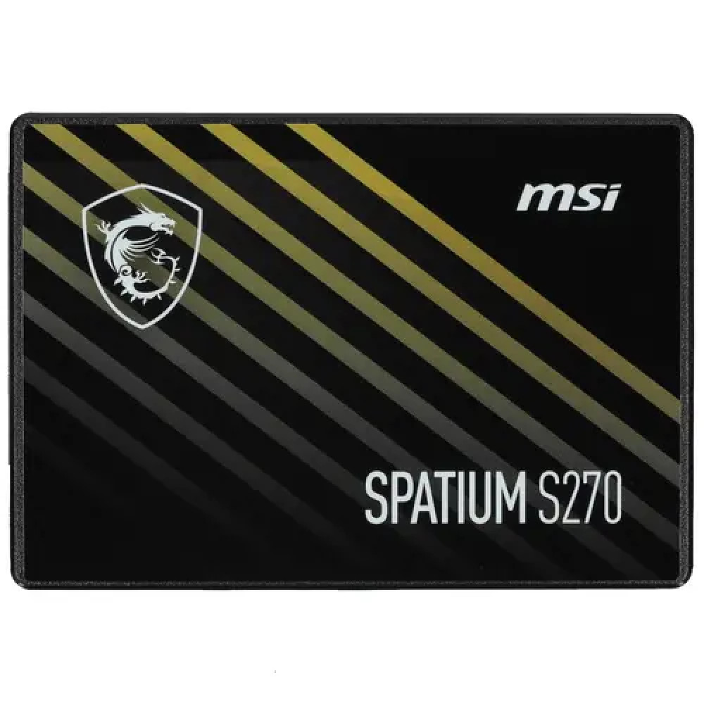 Жесткий диск MSI SPATIUM S270 S78-440E350-P83 SSD (твердотельные), 480 ГБ, 2.5 дюйма, SATA — фото товара