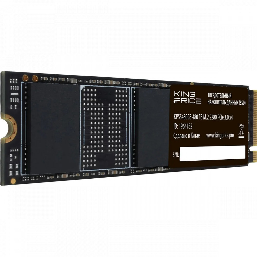 Жесткий диск KingPrice KPSS480G3 SSD (твердотельные), 480 ГБ, M.2, PCIe — фото товара