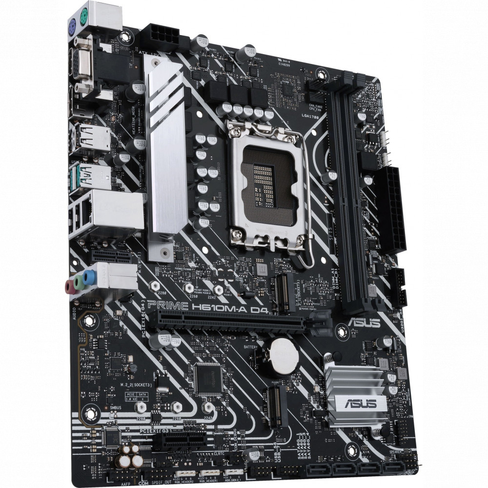 Материнская плата Asus PRIME H610M-A D4-CSM Micro-ATX, LGA 1700 — фото товара