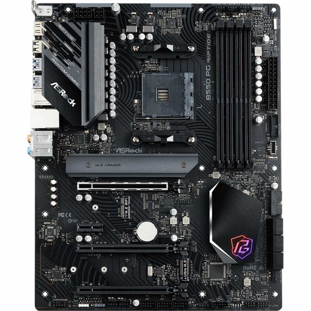 Материнская плата ASRock B550 PG Riptide DDR4 ATX, AMD AM4 - миниатюра 2