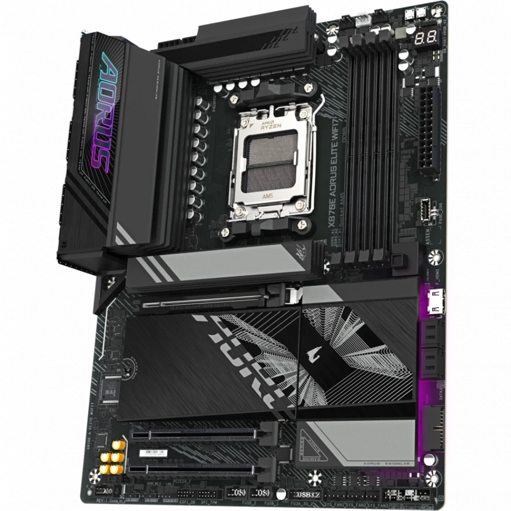 Материнская плата Gigabyte X870E AORUS ELITE WIFI7 rev. 1.1 ATX, AMD AM5 - миниатюра 3