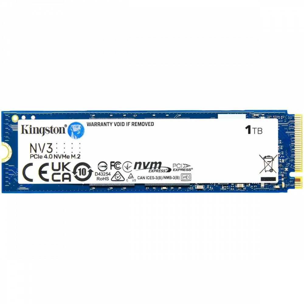 Жесткий диск Kingston SNV3S SNV3S/1000G SSD (твердотельные), 1 ТБ, M.2, PCIe — фото товара