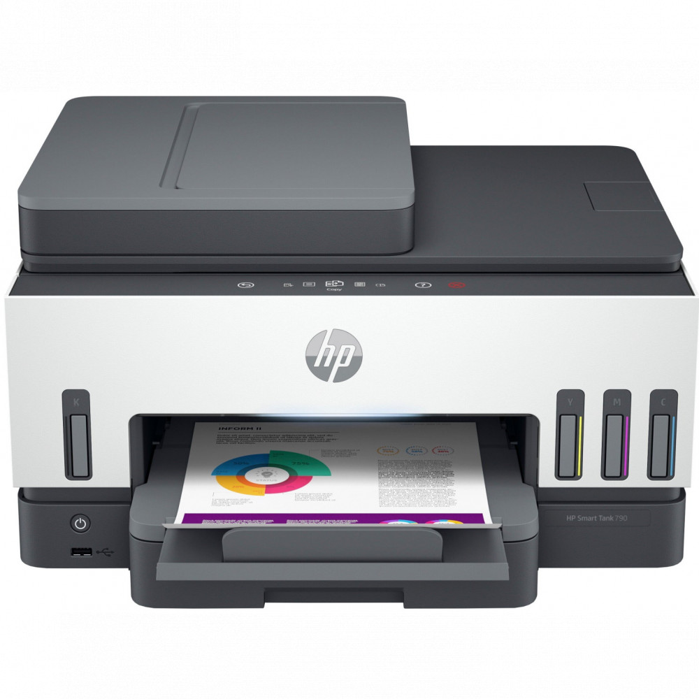 МФУ HP Smart Tank 790 All-in-One 4WF66A А4, Струйный, Цветная - миниатюра 2