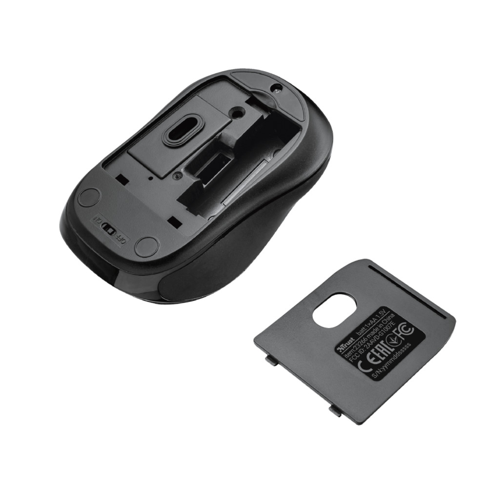 Мышь Trust Siero Silent Click Wireless 8713439232660 Бюджетные, Беспроводная - миниатюра 4