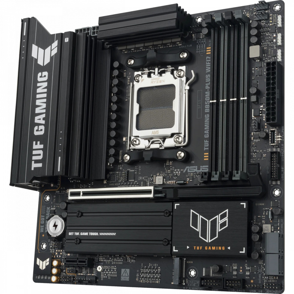 Материнская плата Asus TUF GAMING B850M-PLUS WIFI7 Mini-ATX, AMD AM5 - миниатюра 3