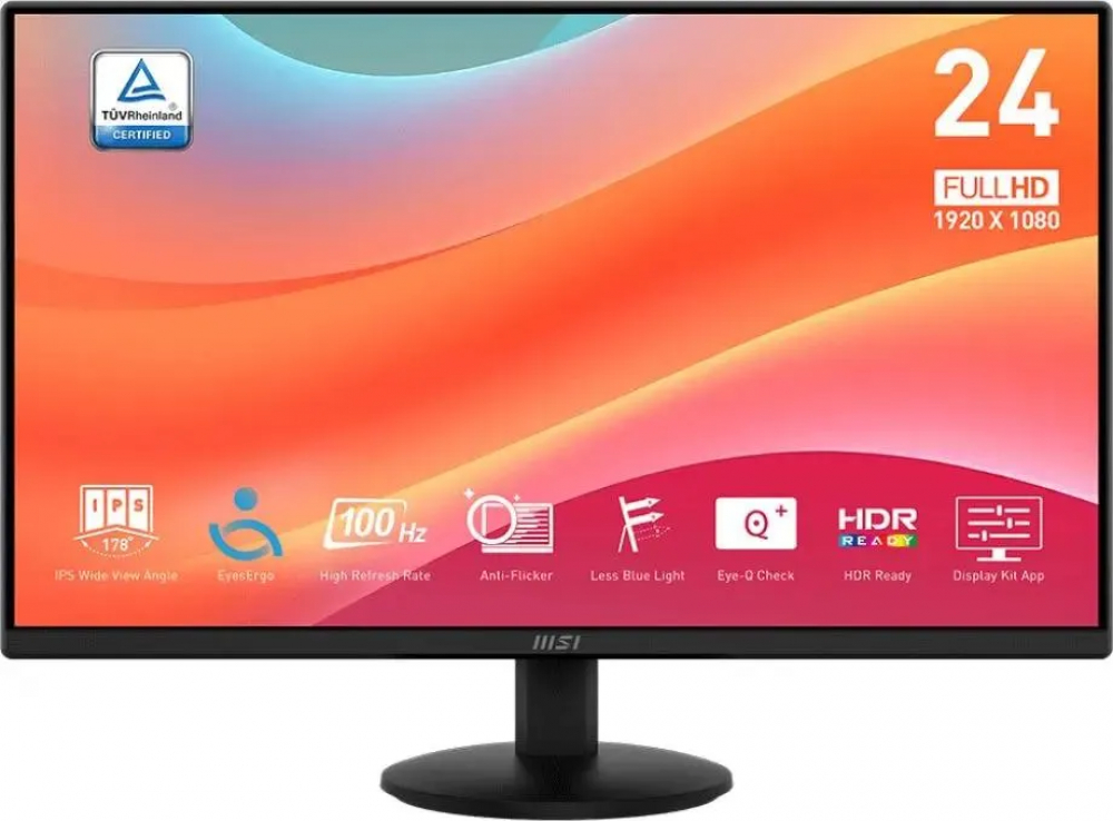 Монитор MSI Pro MP242L 9S6-3PD5CT-016 23.8 ", IPS, Full HD 1920x1080 (16:9), 100 Гц — фото товара