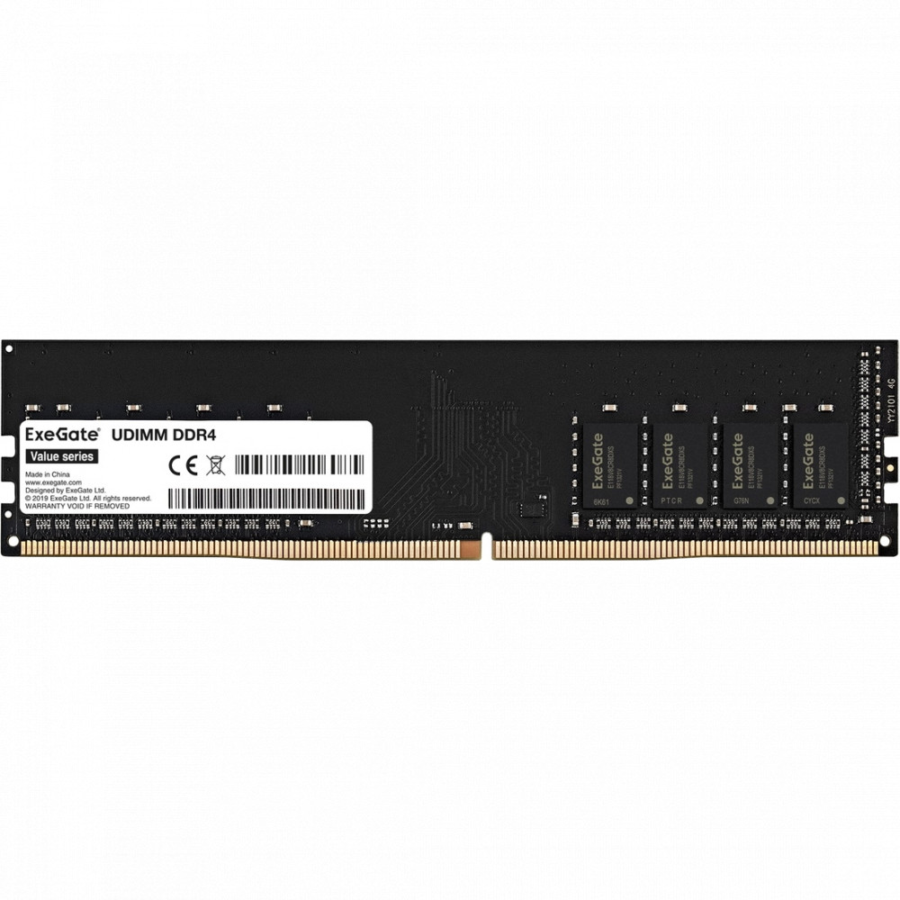 ОЗУ ExeGate Value DIMM EX283083RUS DIMM, DDR4, 16 Гб, 2666 МГц — фото товара