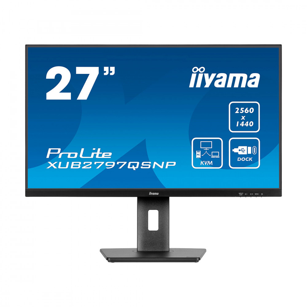 Монитор IIYAMA ProLite XUB2797QSNP-B1 27 ", IPS, Quad HD 2560x1440 (16:9), 100 Гц — фото товара