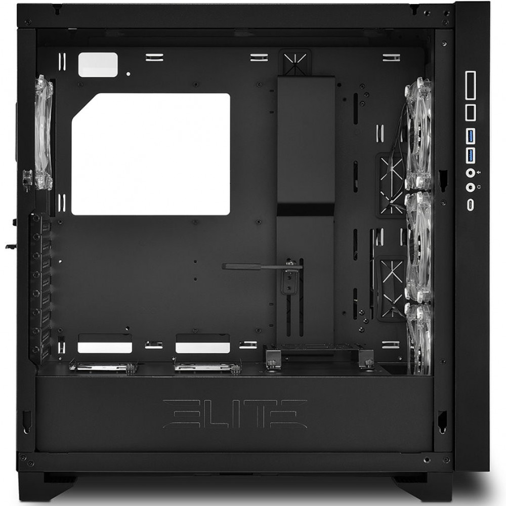 Корпус Sharkoon ELITE SHARK CA300T BLACK ELITE SHARK CA300T Bk Full-Tower - миниатюра 5