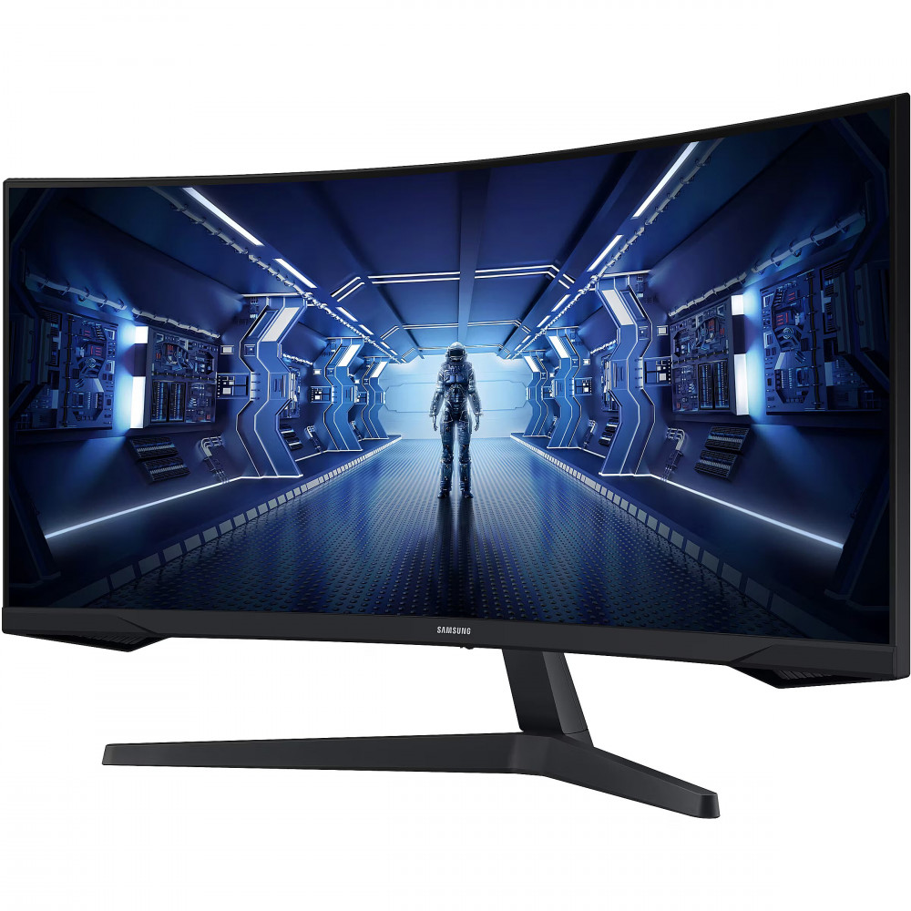 Монитор Samsung LC34G55TWWPXEN 34 ", VA, Ultra-Wide QHD 3440x1440 (21:9), 165 Гц - миниатюра 2