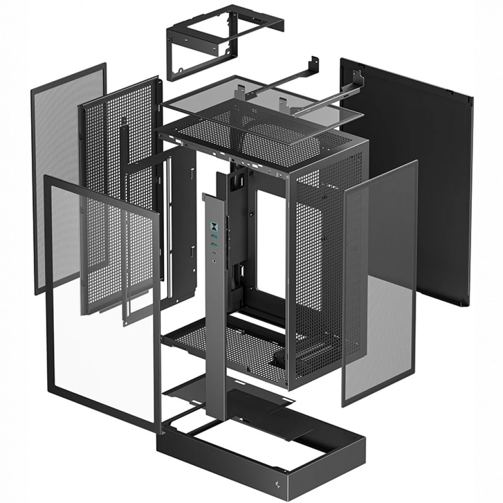Корпус Deepcool CH170 Plus Black R-CH170-BKNGM0-G Mini-Tower - миниатюра 4